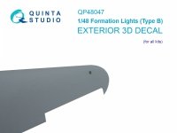 Quinta Studio QP48047 Formation Lights (Type B) (for all kits) 1/48