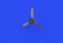 Eduard 648672 Bf 109G-10 propeller EDUARD 1/48