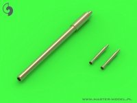 Master GM-72-004 British QF 2-pdr (40mm) - version Mk.X (step in barrel) + Besa MG tips - for Crusader Mk.I/II, Valentine, Matilda II, and other AFV 1/72