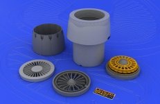 Eduard 648020 F-16CJ Block 50 engine 1/48 (Tamiya)