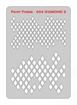 Paint Forge PFST004L STENCIL - DIAMONDS 2