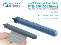 Quinta Studio QT48098 External Fuel Tank for Ka-52 PTB-550 (for all kits) 1/48