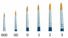 Italeri 52203 Pędzel okrągły syntetyczny 0