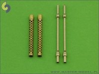 Master AM-48-053 Italian machine gun Breda SAFAT 7,7mm barrels (2pcs) (1:48)