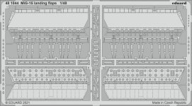 Eduard 481044 MiG-15 landing flaps BRONCO / HOBBY 2000 1/48