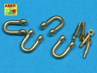 Aber R-13 Late model Shackle for Pz.Kpfw.VI Tiger Ausf.B x4pcs (1:35)