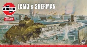 Airfix 03301V LCM3 & Sherman Tank 1/76
