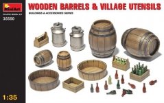 MiniArt 35550 Wooden Barrels and Village utensils (1:35)