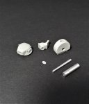 Panzer Art GB35-075 Char B1 Bis mantlets with SA37&Puteaux S35 guns 1/35