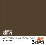 AK Interactive AK11301 WWI British Khaki Brown Base 17ml