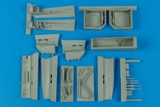 Aires 4549 Su-27 Flanker B wheel bay 1/48 Academy