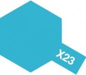 Tamiya 81023 Acryl X-23 Clear Blue 23ml
