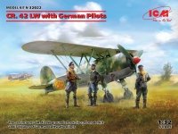 ICM 32022 CR.42 with German Pilots 1/32