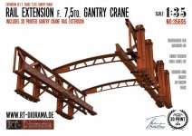 RT-Diorama 35695 Rail Extension f. 7,5to. Gantry Crane 1/35