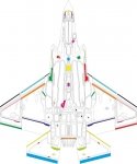 Eduard EX1098 F-35C RAM panels Tamiya 1/48