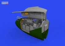Eduard 648790 P-38J nose gun bay PRINT TAMIYA 1/48