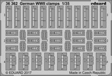 Eduard 36362 German WWII clamps 1/35