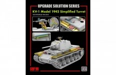 Rye Field Model 2036 KV-1 Model 1942 Simplified Turret - Upgrade Solution 1/35