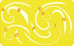 Eduard EX500 Spinner spirals 1/48