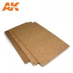 AK Interactive AK8047 CORK SHEET – FINE GRAINED 200x300x2mm