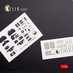 KELIK K48013 F-82 (F,G) TWIN MUSTANG INTERIOR 3D DECALS FOR MODELSVIT KIT 1/48
