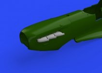 Eduard 648580 Spitfire Mk. I exhaust stacks 1/48 for Eduard