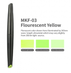 DSPIAE MKF-03 Water-Based Soft Head Marker Fluorescent Yellow