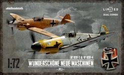 Eduard 2142 Bf 109F-2 & Bf 109F-4 Wunderschöne Neue Maschinen pt. 1 Dual Combo - Limited Edition 1/72