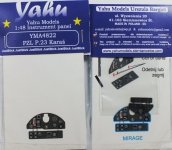 Yahu YMA4822 PZL P.23 Karaś (Mirage) 1:48