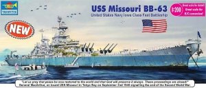 Trumpeter 03705 USS Missouri BB-63 Big Mo Battleship (1:200)