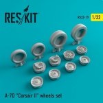 RESKIT RS32-0019 A-7 Corsair II (D) wheels set 1/32