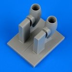 Quickboost 48549 P-38 Lightning Air Intakes Hasegawa 1/48