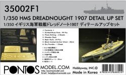 Pontos 35002F1 HMS Dreadnought Detail Up Set (1:350)