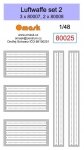 Omask 80025 Luftwaffe Set 2 (3 x 80007, 2 x 80008) 1/48