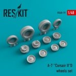 RESKIT RS48-0019 A-7 Corsair II (D) wheels set 1/48