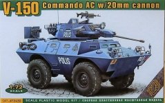 Ace 72430 Commando Car 20mm or 90 mm gun 1:72