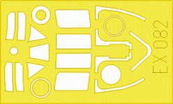 Eduard EX082 Typhoon Mk.Ib Door Canopy 1/48 HASEGAWA