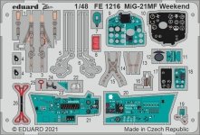 Eduard FE1216 MiG-21MF Weekend EDUARD 1/48
