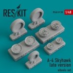 RESKIT RS48-0130 A-4 Skyhawk late version wheels set 1/48