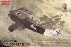 Roden 421 Fokker D.VII (Alb, early) World War I