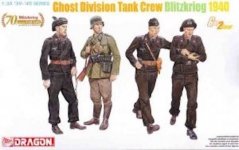 Dragon 6654  Ghost Div.Tank Crew 1940 (1:35)
