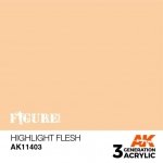 AK Interactive AK11403 Highlight Flesh 17ml