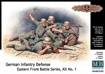 Master Box 35102 German Infantry Defense  Eastern Front Battle Series, Kit No.1  (1:35)