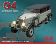 ICM 24012 G4 with open cover WWII German Personnel Car