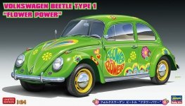 Hasegawa 20488 Volkswagen Beetle Type 1 “Flower Power” 1/24
