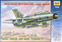 Zvezda 7259 MIG-21 bis Soviet Fighter 1/72