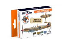 Hataka HTK-CS08 RAF in Africa paint set 4x17ml