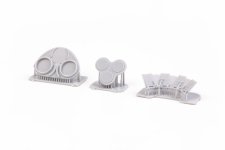 Eduard 6481144 P-40N radiators upgrade set PRINT EDUARD 1/48