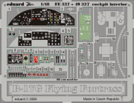 Eduard FE337 B-17G cockpit MONOGRAM, REVELL 1/48
