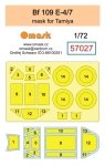 Omask 57027 Bf 109 E-4/7 mask (for Tamiya) 1/72